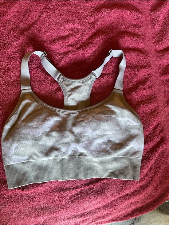 Reebok Other - Reebok Light Gray Camo Racerback Sports Bra